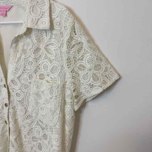 Lilly Pulitzer White Lace Dress - Picture 7 of 11
